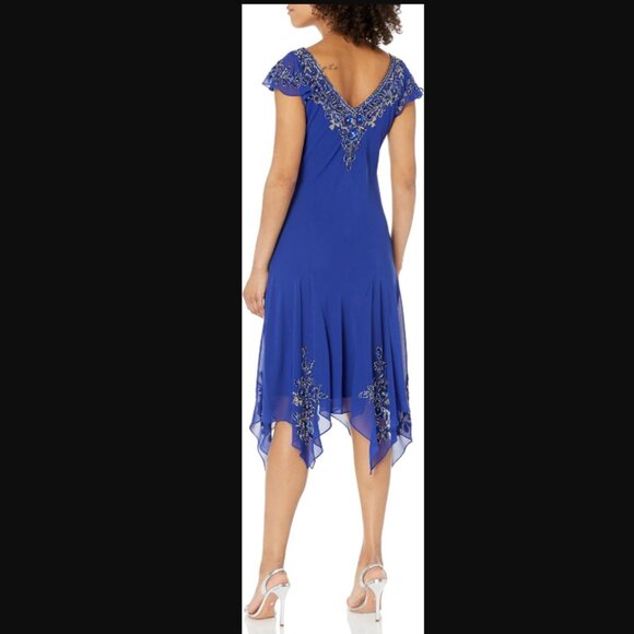 NWT J Kara Handmade Beaded Dress, 16 - Picture 2 of 11